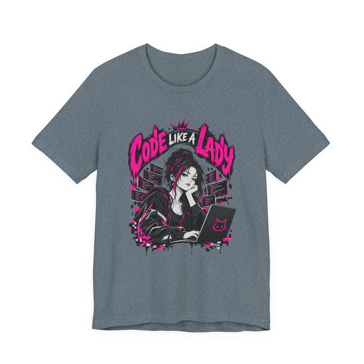 Code Like A Lady Funny Programmer T-Shirt