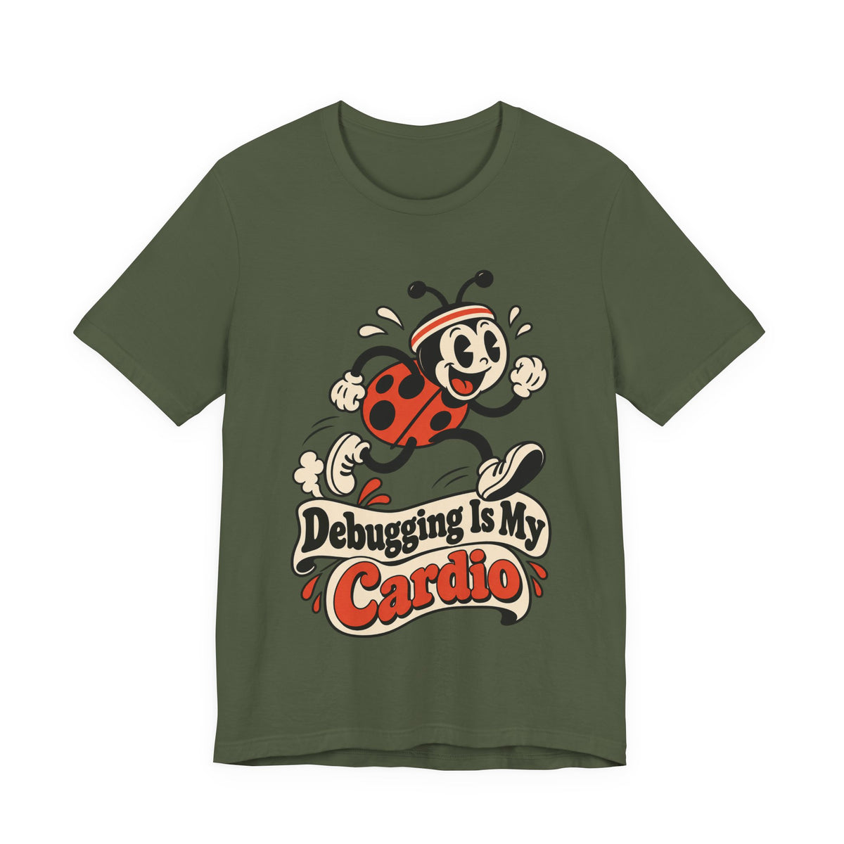 Debugging Is My Cardio Funny Programmer T-Shirt