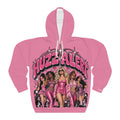 Huzz Alert Graphic Hoodie — Pink Pop-Star Girl Group Pullover