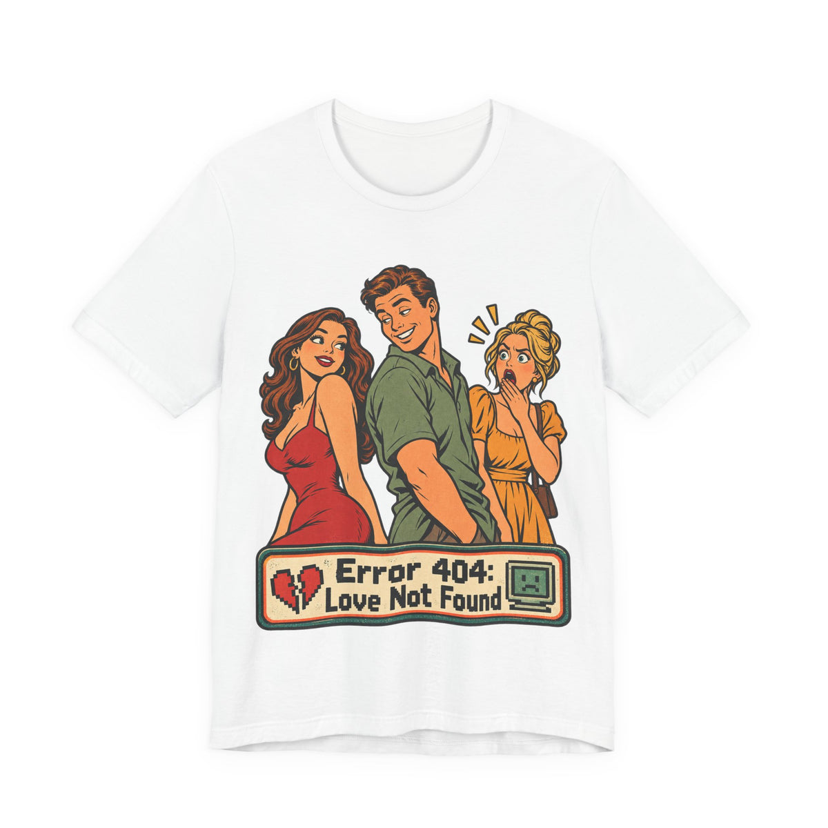 Error 404: Love Not Found Funny Programmer T-Shirt