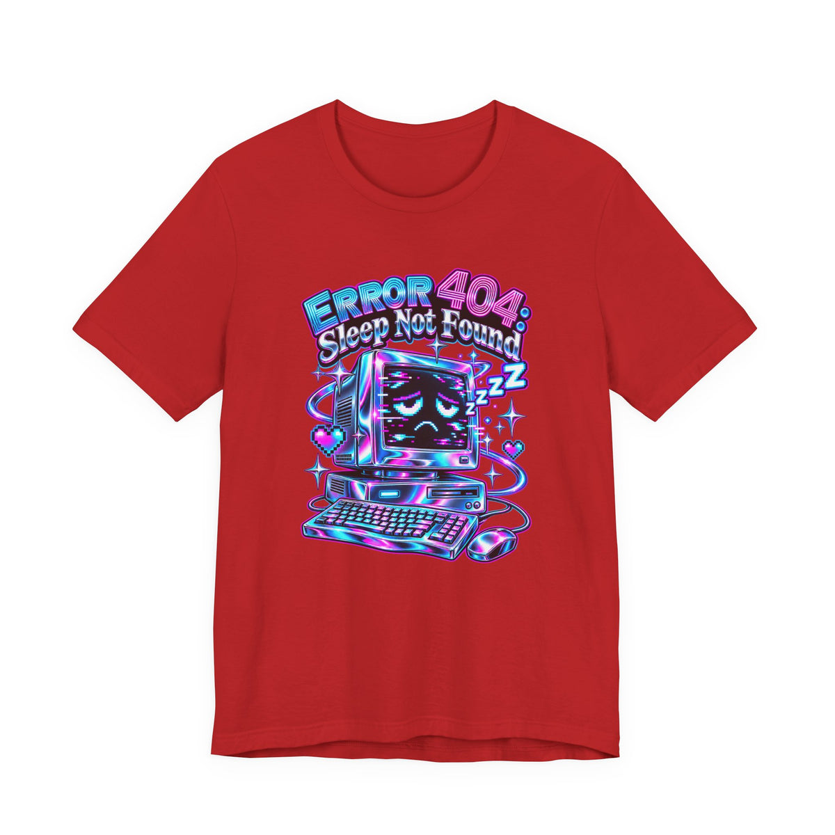 Error 404: Sleep Not Found Funny Programmer T-Shirt