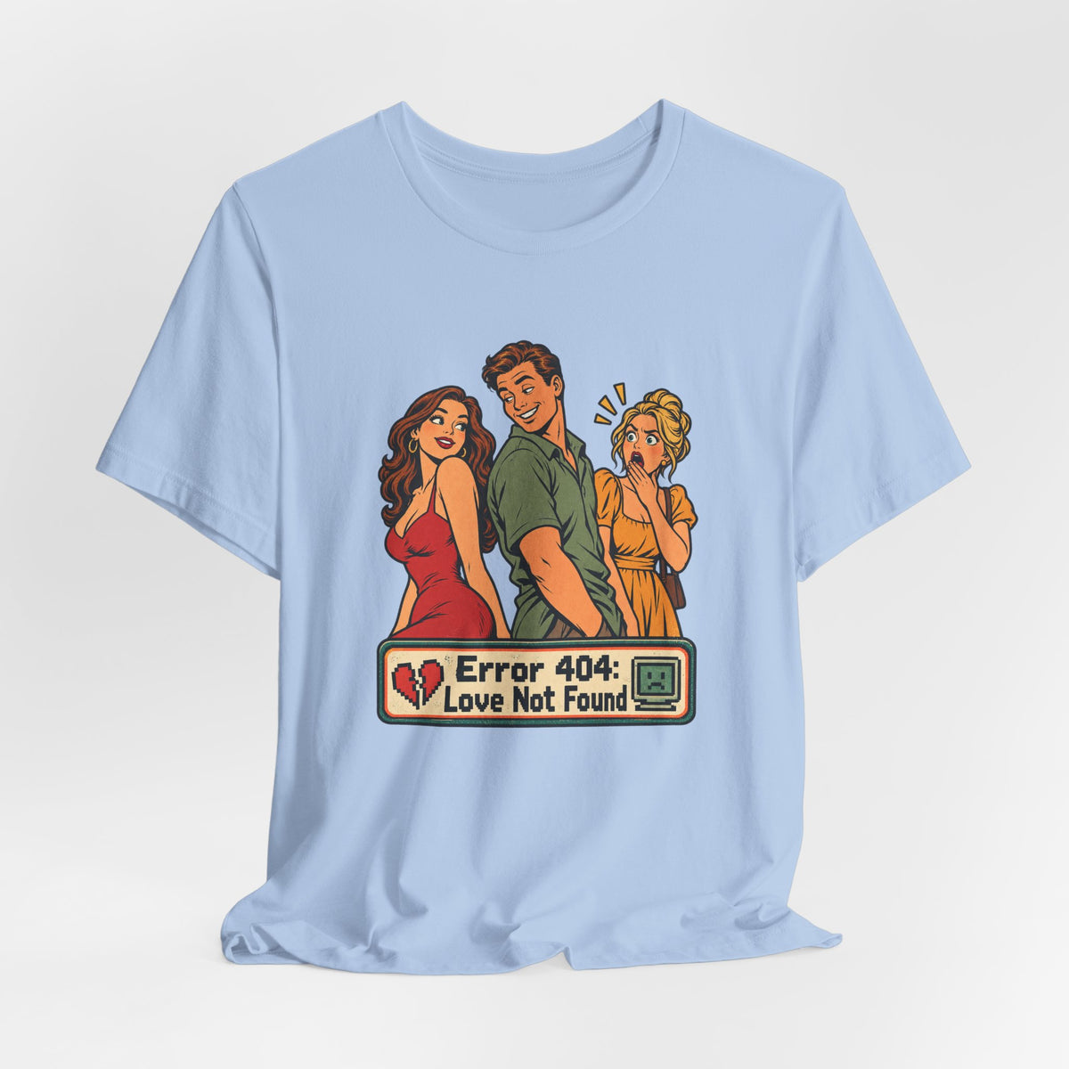 Error 404: Love Not Found Funny Programmer T-Shirt