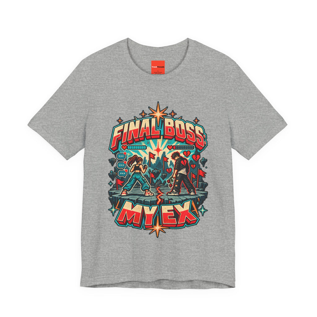 FINAL BOSS: MY EX Funny Retro Vintage T-Shirt