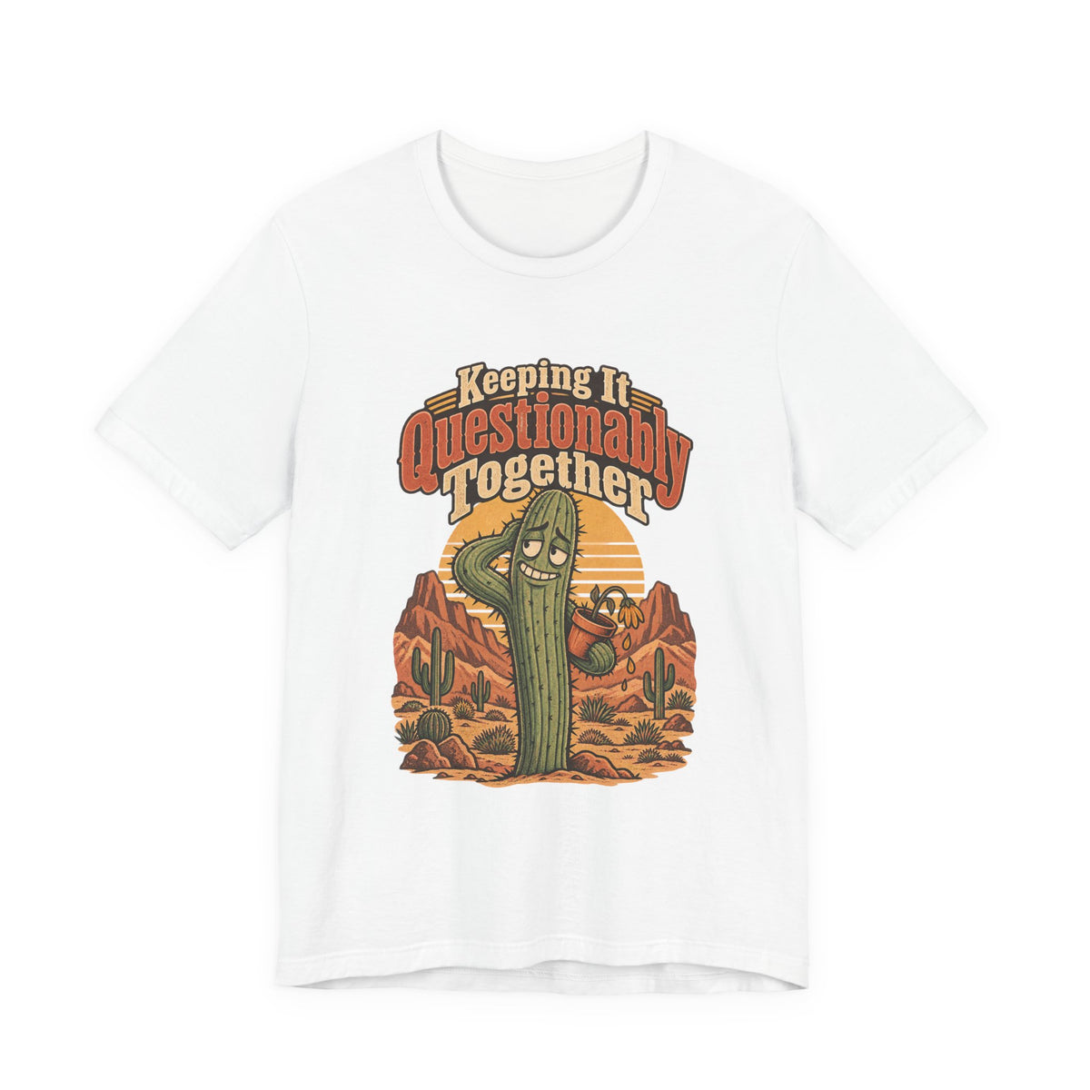 Keeping It Questionably Together Funny Western Ranch T-Shirt