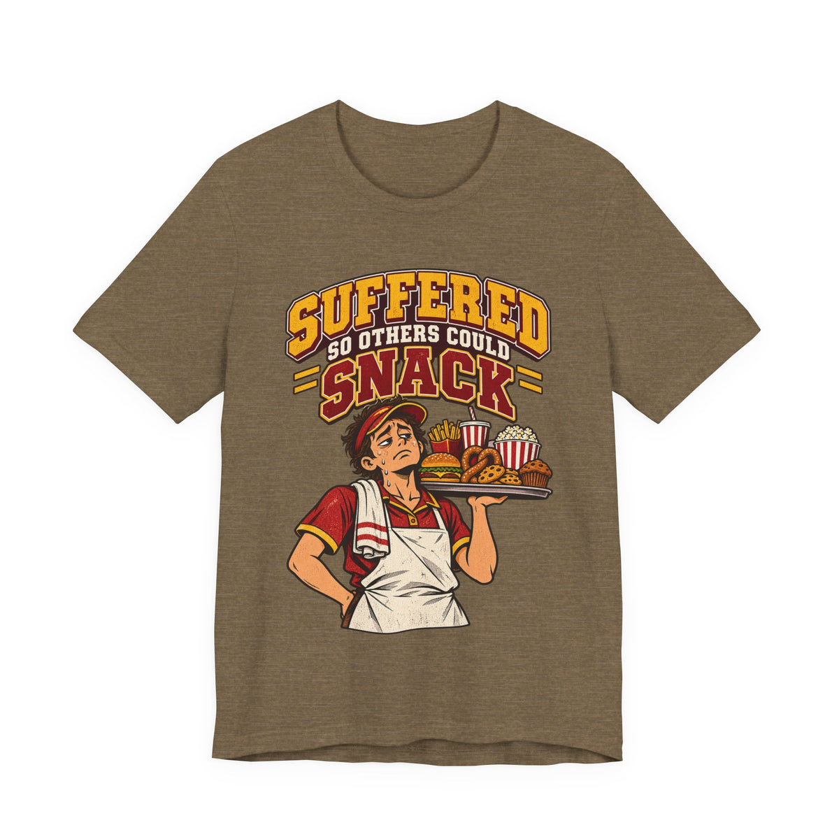 Suffered So Others Could Snack Funny Food Service T-Shirt