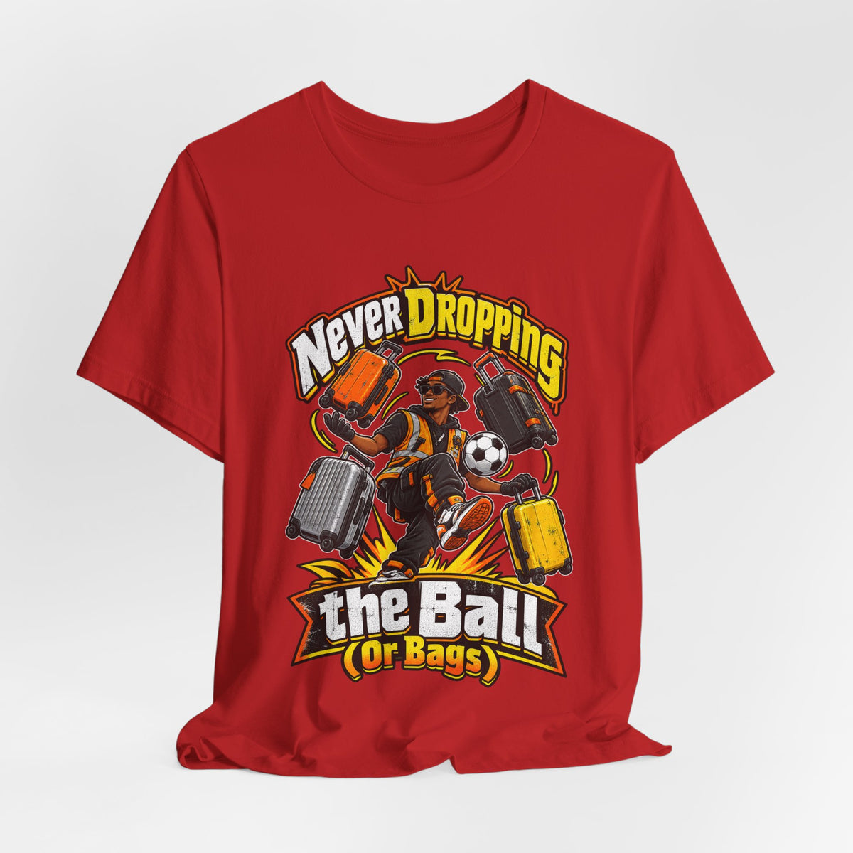 Never Dropping the Ball (Or Bags) Funny Baggage Handler T-Shirt