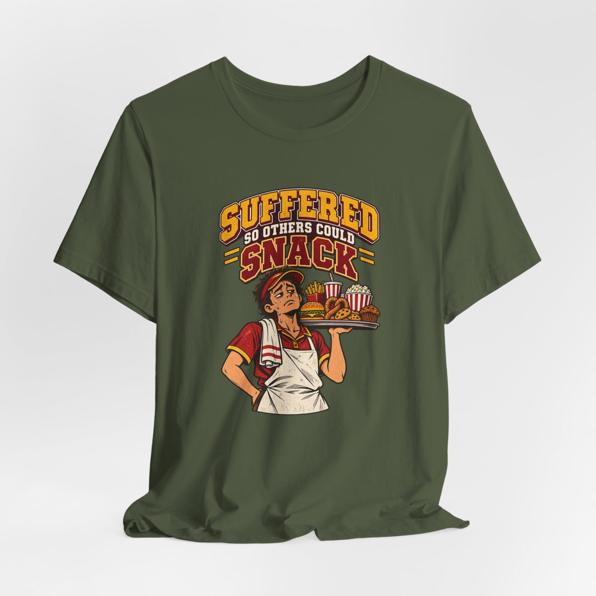 Suffered So Others Could Snack Funny Food Service T-Shirt