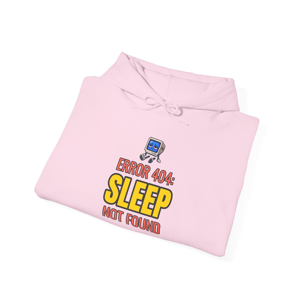 Error 404: Sleep Not Found Funny Programmer Hoodie