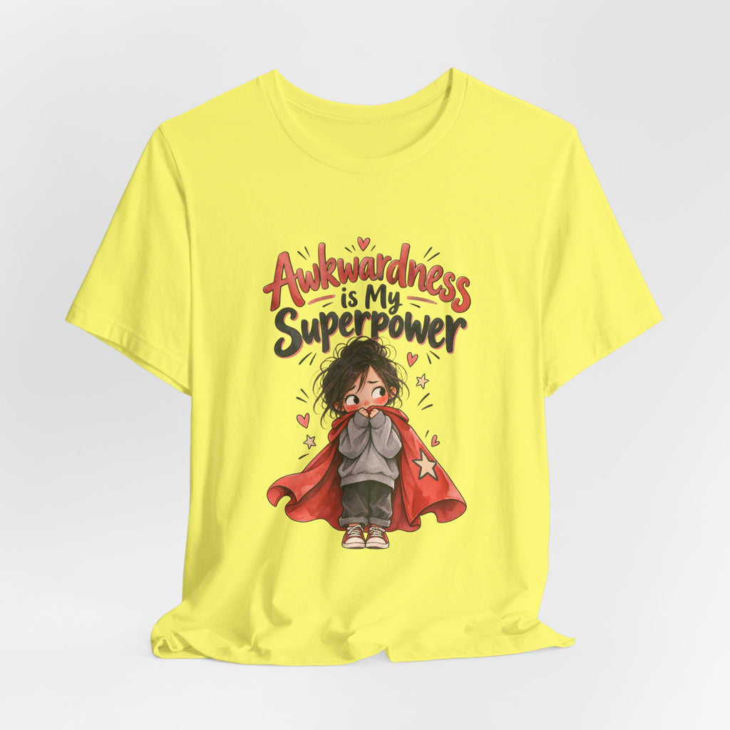 Awkwardness is My Superpower Funny Introvert T-Shirt