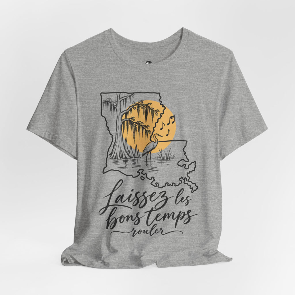 Laissez les bons temps rouler Funny Typography T-Shirt