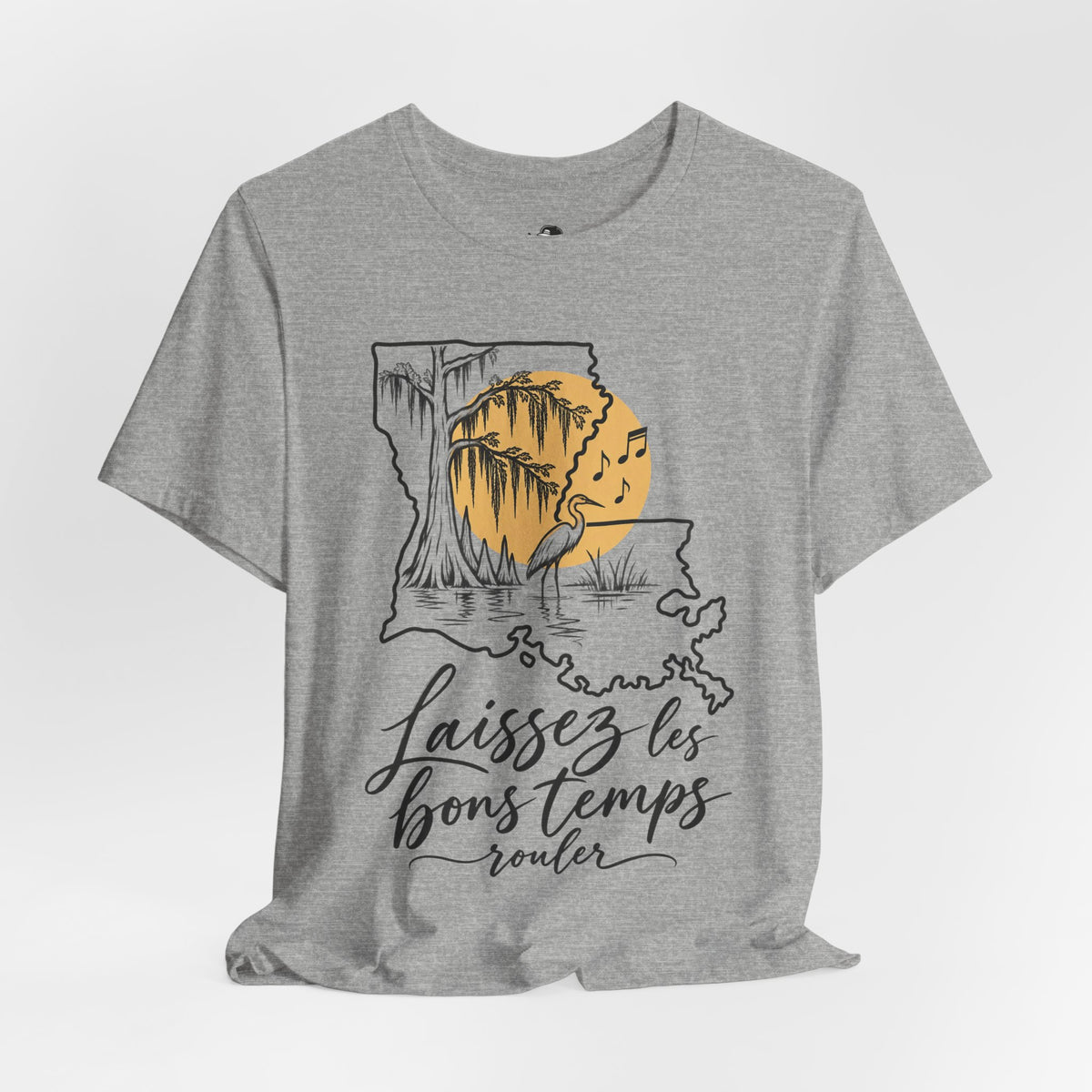 Laissez les bons temps rouler Funny Typography T-Shirt