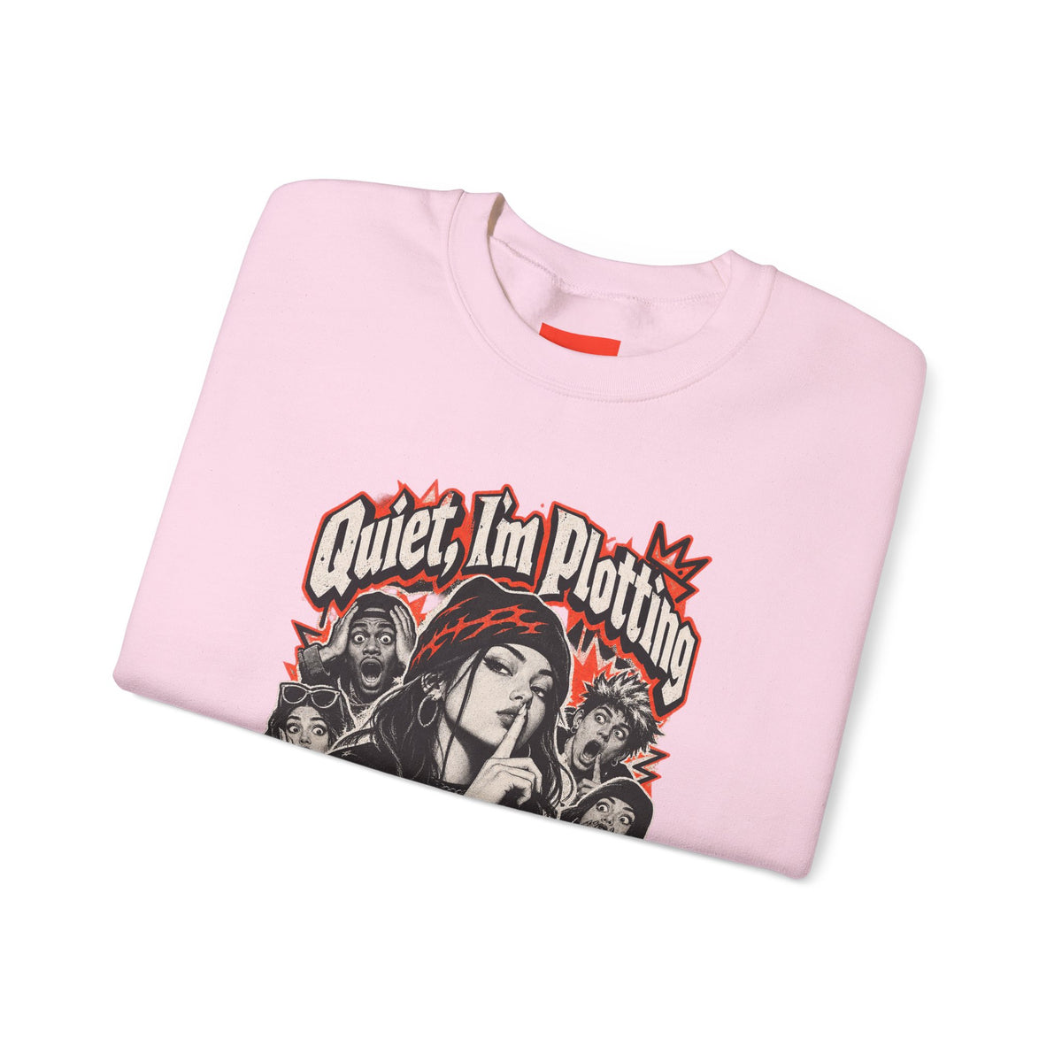 Quiet, I'm Plotting Funny Sarcastic Streetwear Sweatshirt
