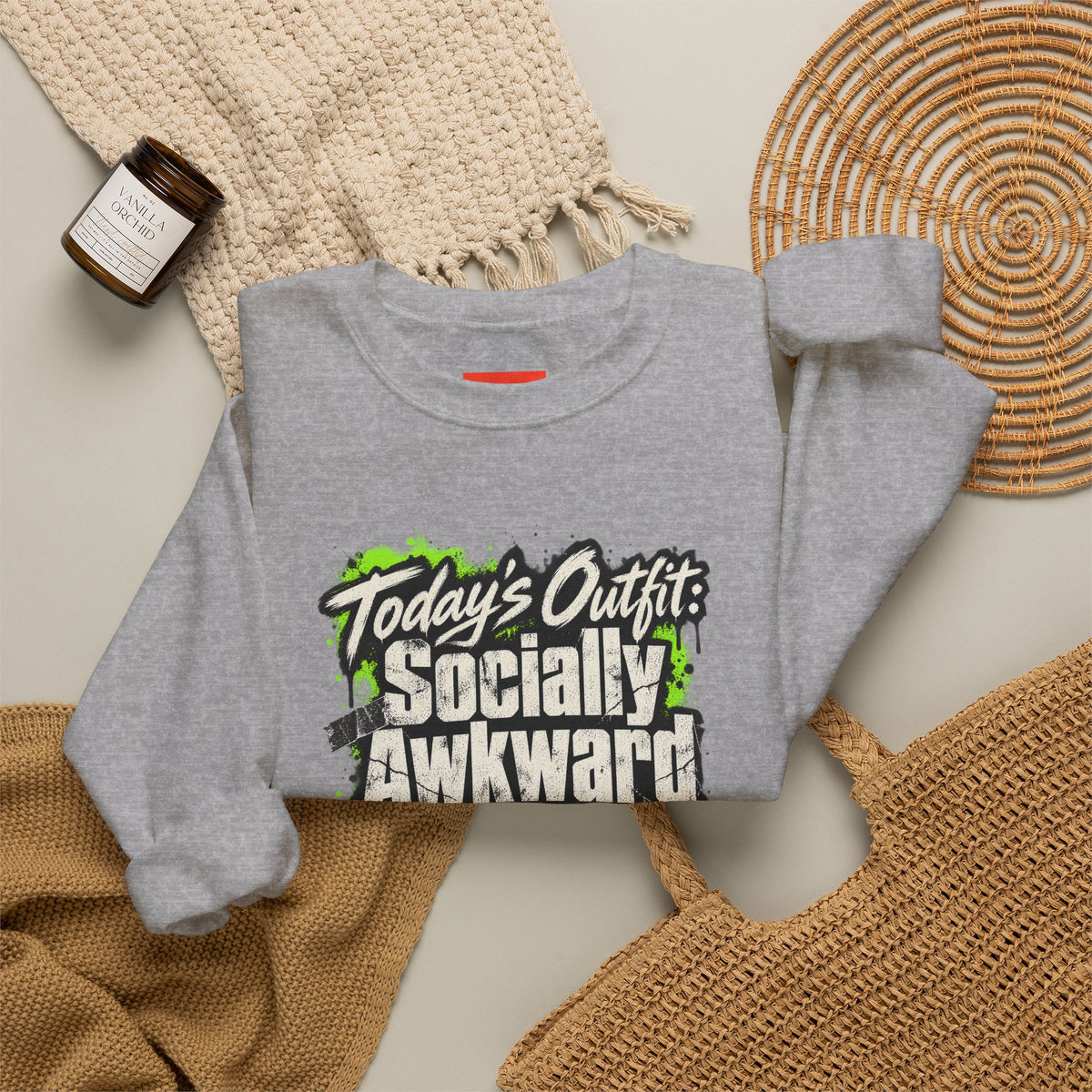 Today’s Outfit: Socially Awkward Armor Funny Introvert Sweatshirt