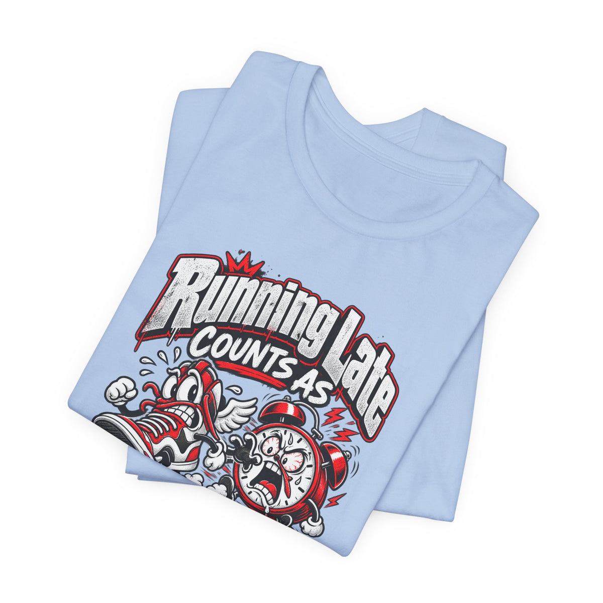 Running Late Counts As Cardio Funny Fitness T-Shirt