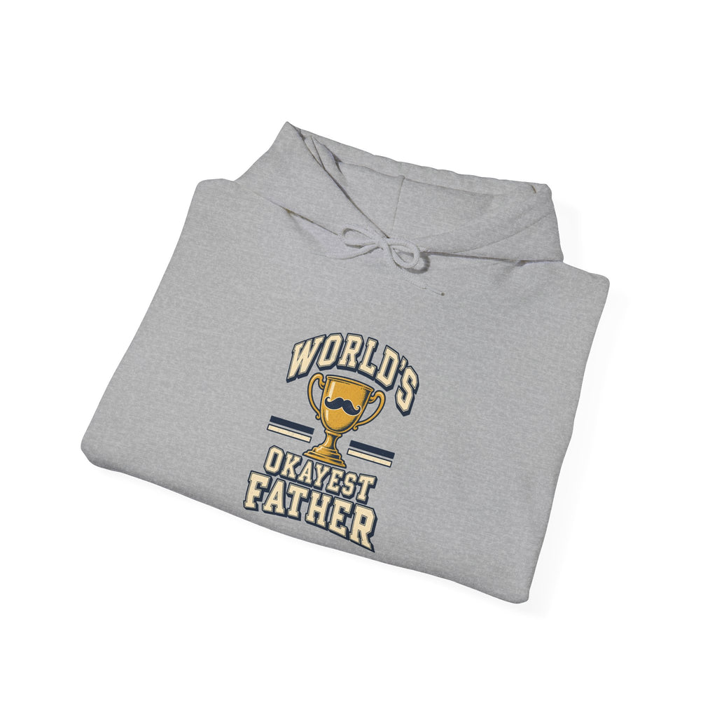 World's Okayest Father Funny Dad Hoodie