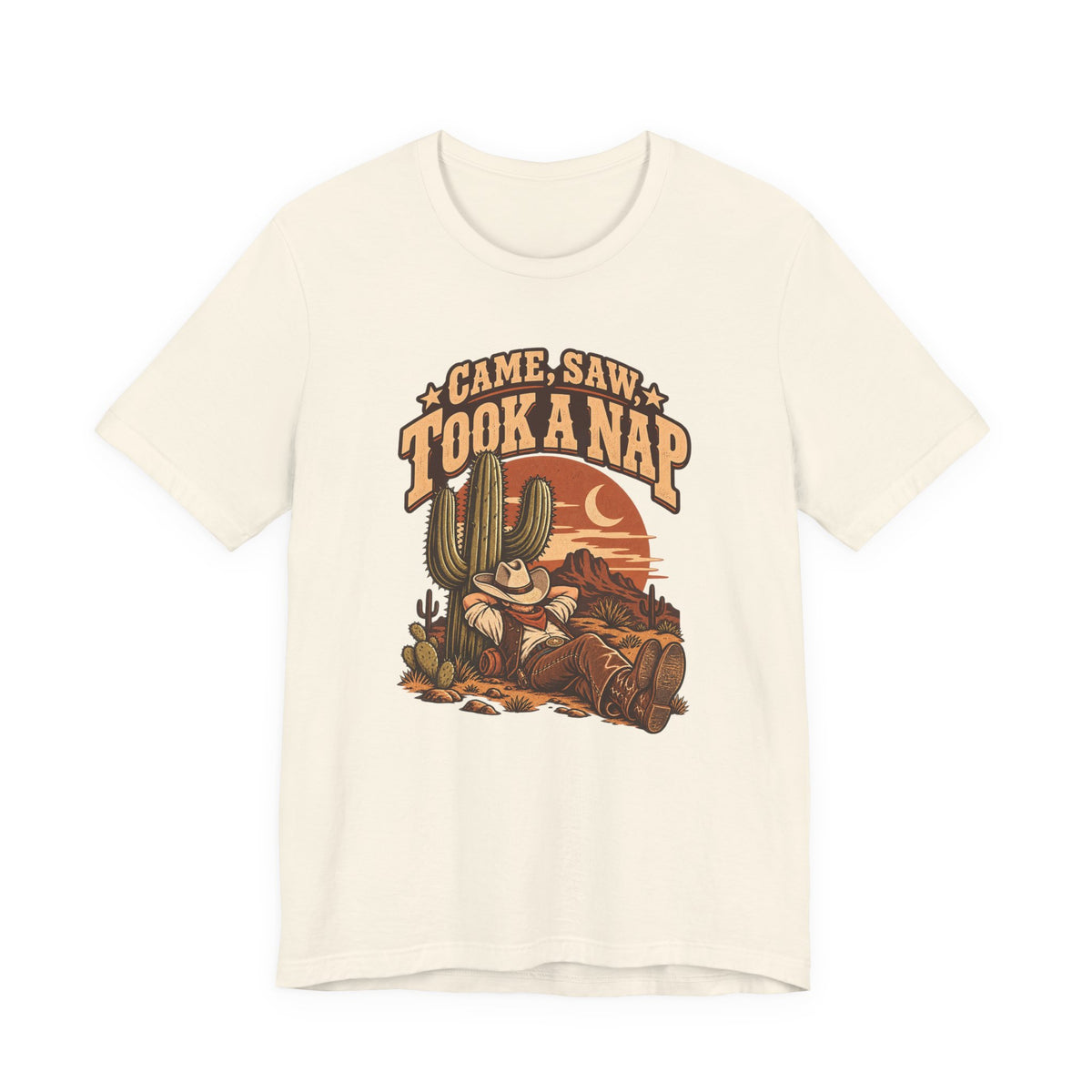 Came, Saw, Took A Nap Funny Self-Deprecating T-Shirt