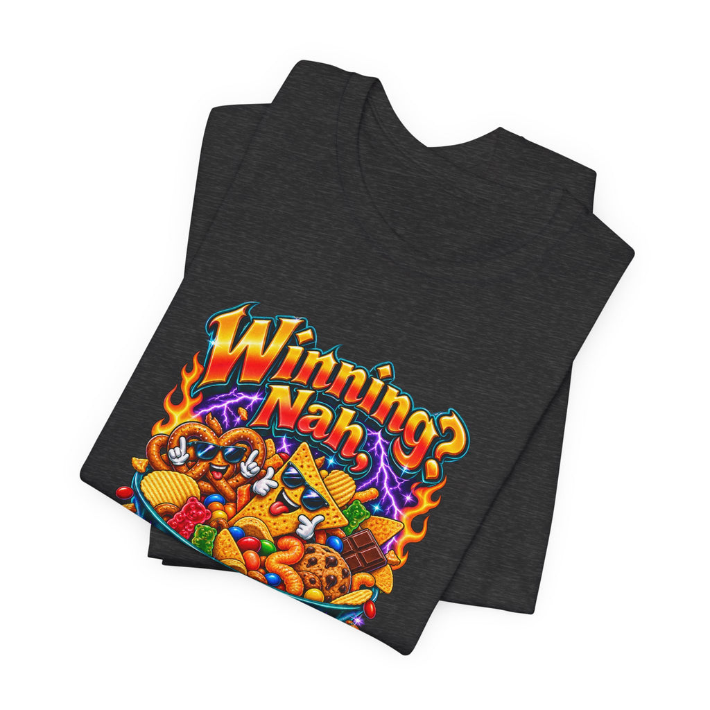 Winning? Nah, I’m Here for Snacks Funny Casual Party T-Shirt