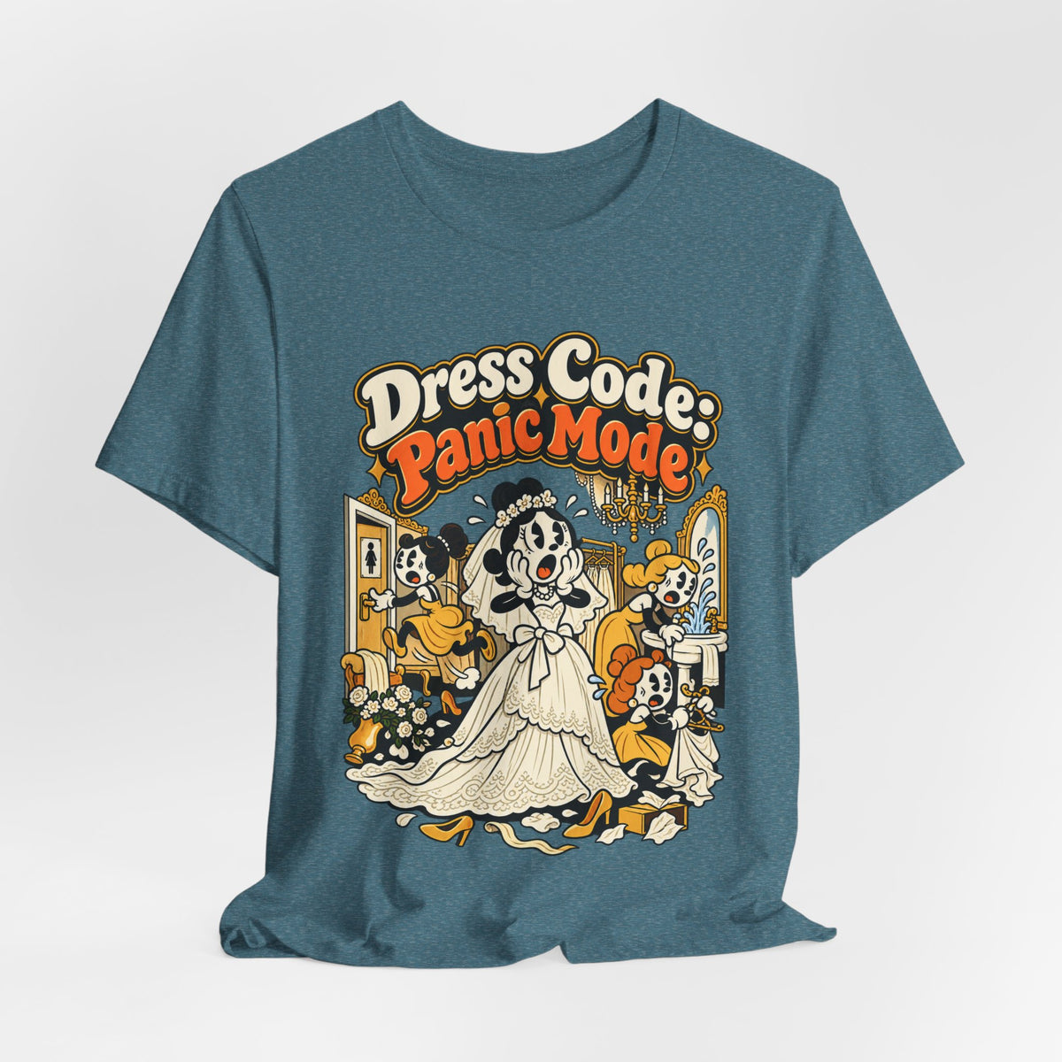 Dress Code: Panic Mode Funny Sarcastic T-Shirt