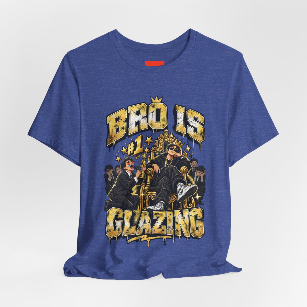BRO IS GLAZING Funny Streetwear T-Shirt