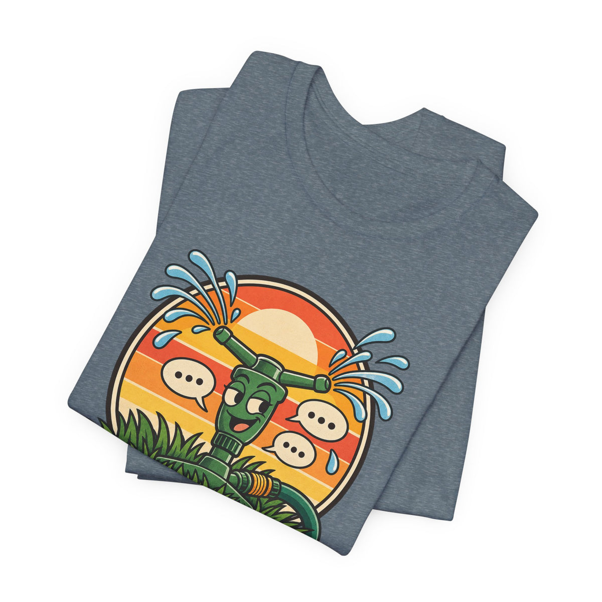Fluent In Lawn Gossip Funny Gardening T-Shirt