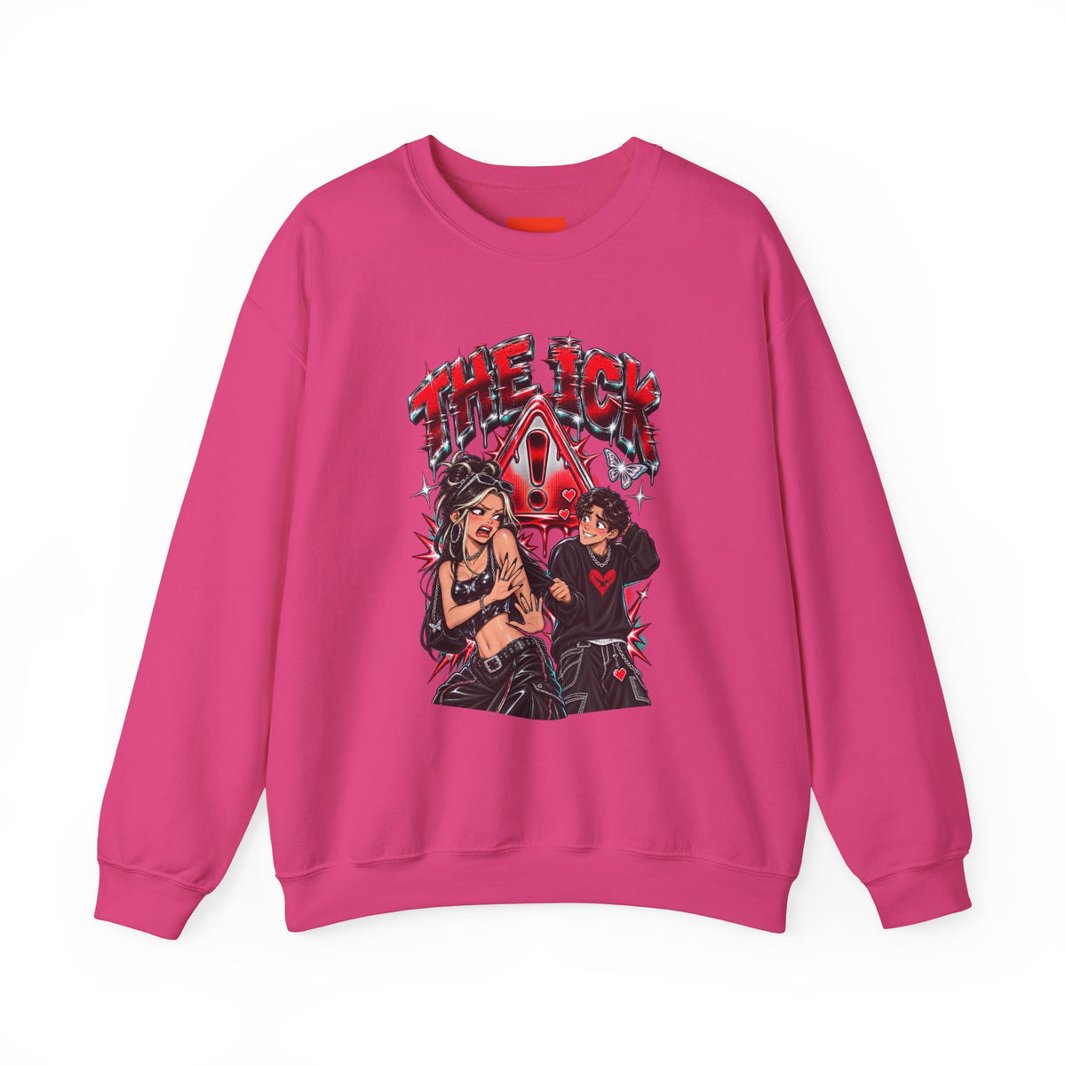 THE ICK Funny Y2K Graphic Sweatshirt