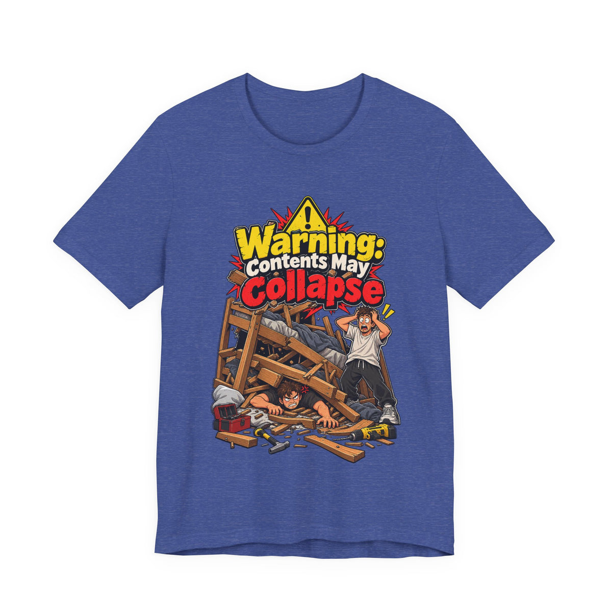 Warning: Contents May Collapse Funny Moving T-Shirt