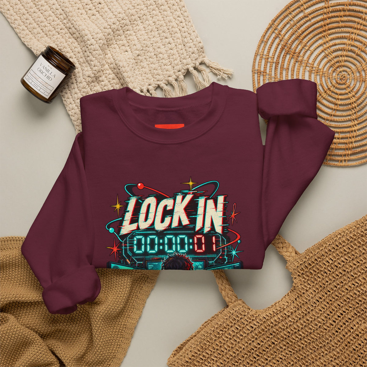LOCK IN Funny Y2K Style General Sweatshirt