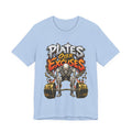 Plates Over Excuses Funny Weightlifting T-Shirt