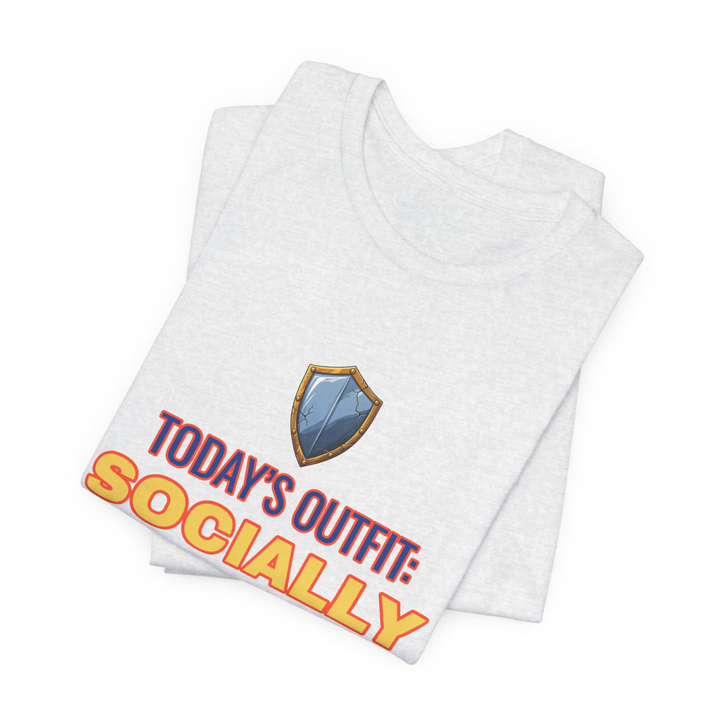 Today’s Outfit: Socially Awkward Armor Funny Introvert T-Shirt