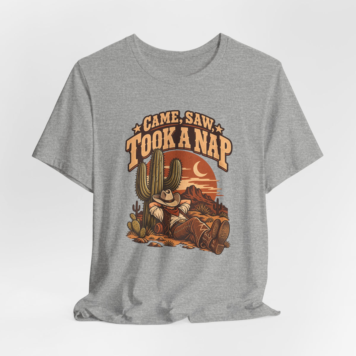 Came, Saw, Took A Nap Funny Self-Deprecating T-Shirt