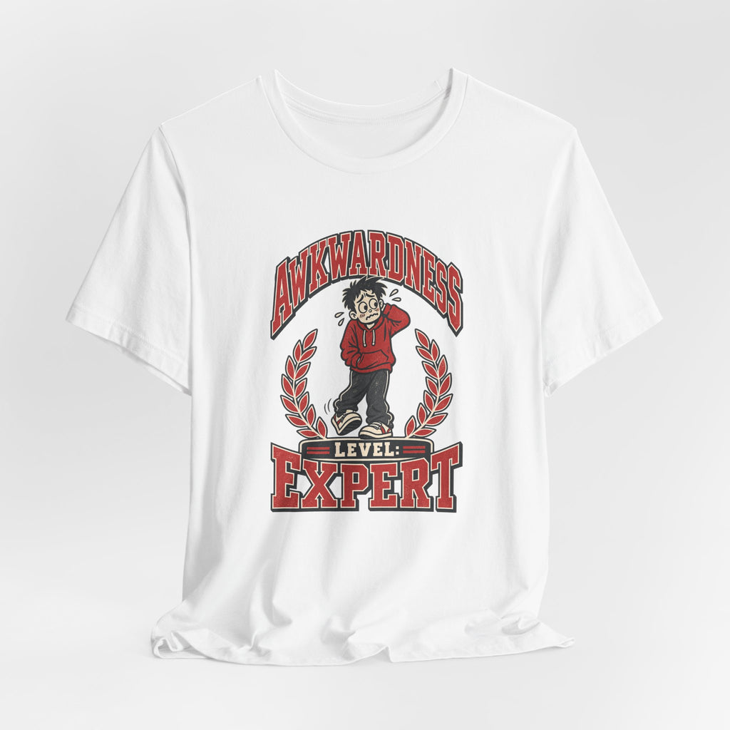 Awkwardness Level: Expert Funny Introvert T-Shirt