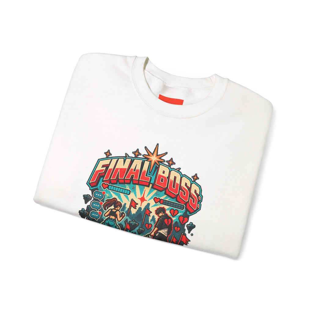 FINAL BOSS: MY EX Funny Retro Vintage Sweatshirt