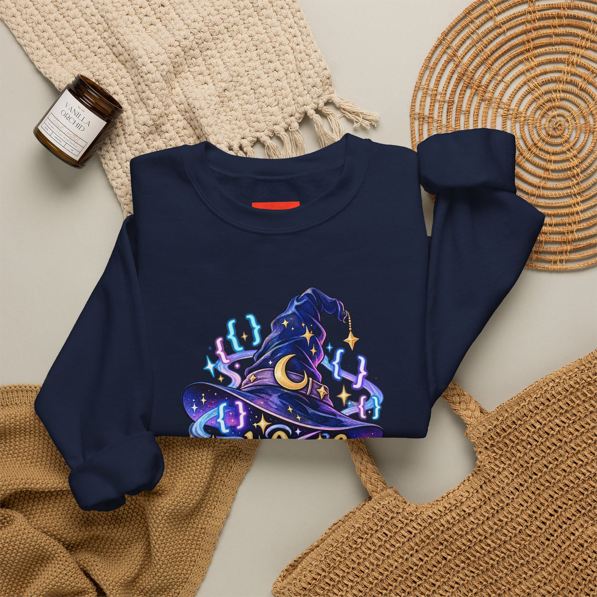 Stack Overflow Sorceress Funny Programmer Sweatshirt