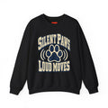 Silent Paws, Loud Moves Funny Cat Lover Sweatshirt