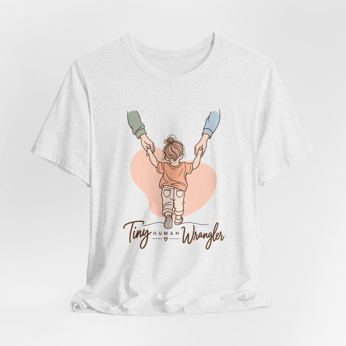 Tiny Human Wrangler Funny Parent T-Shirt