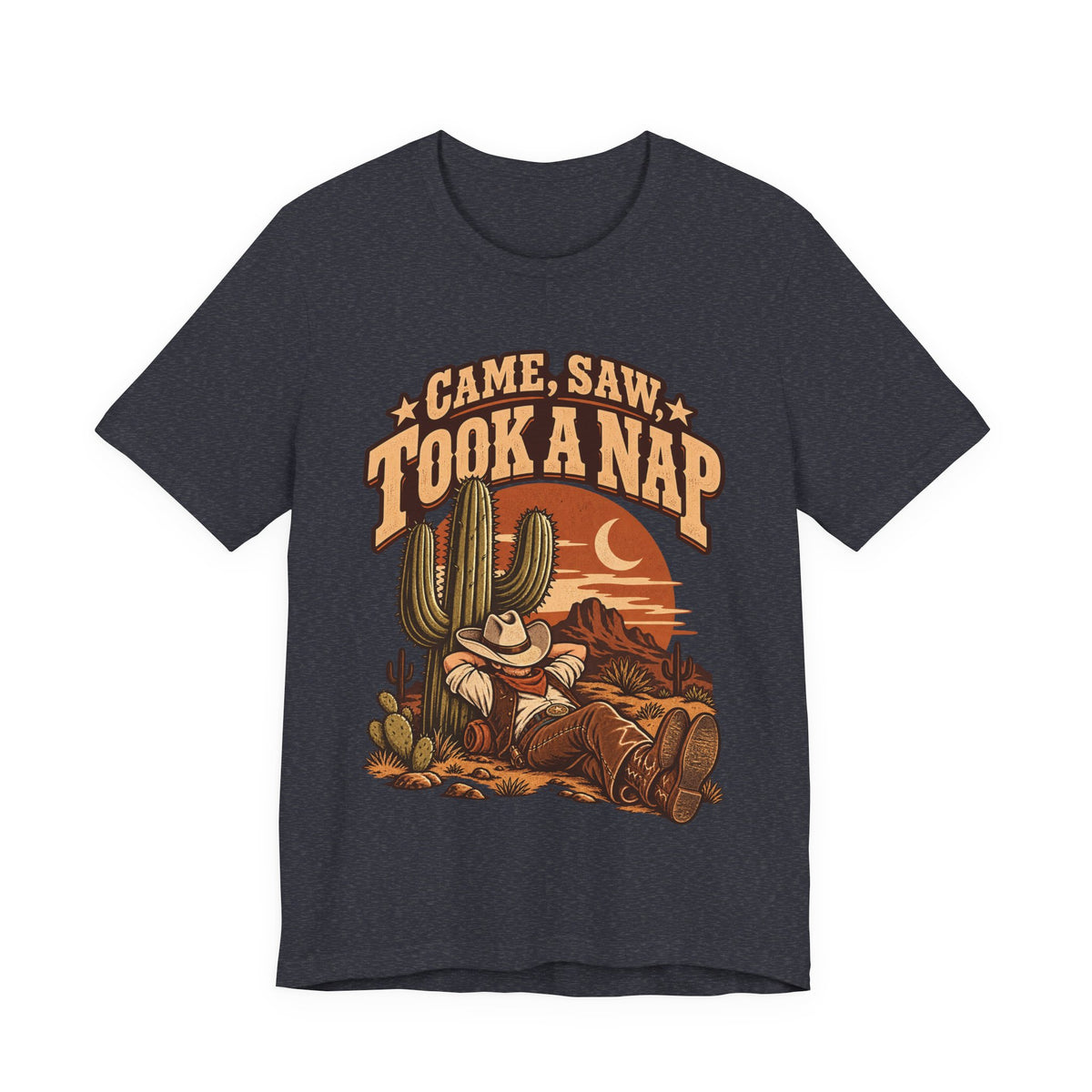 Came, Saw, Took A Nap Funny Self-Deprecating T-Shirt