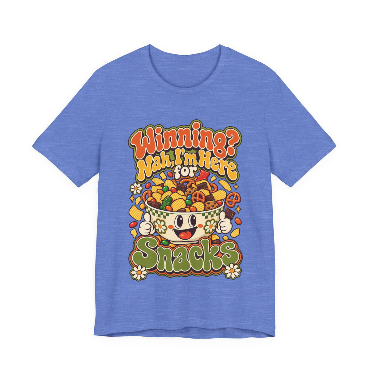 Winning? Nah, I’m Here for Snacks Funny Casual Party T-Shirt