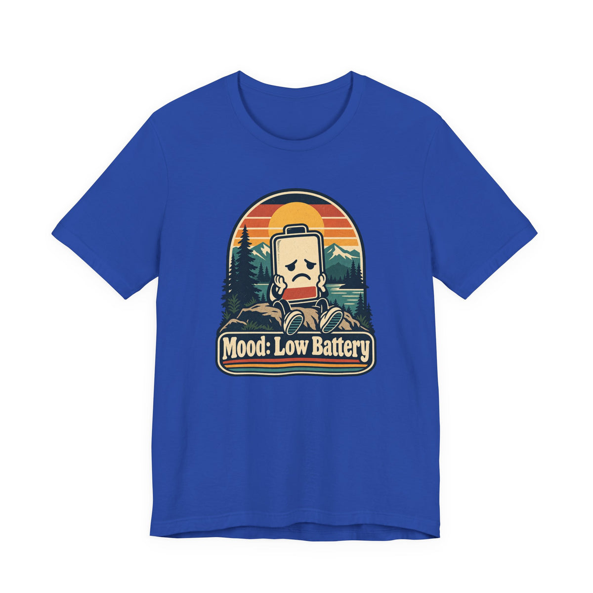 Mood: Low Battery Funny Tech T-Shirt