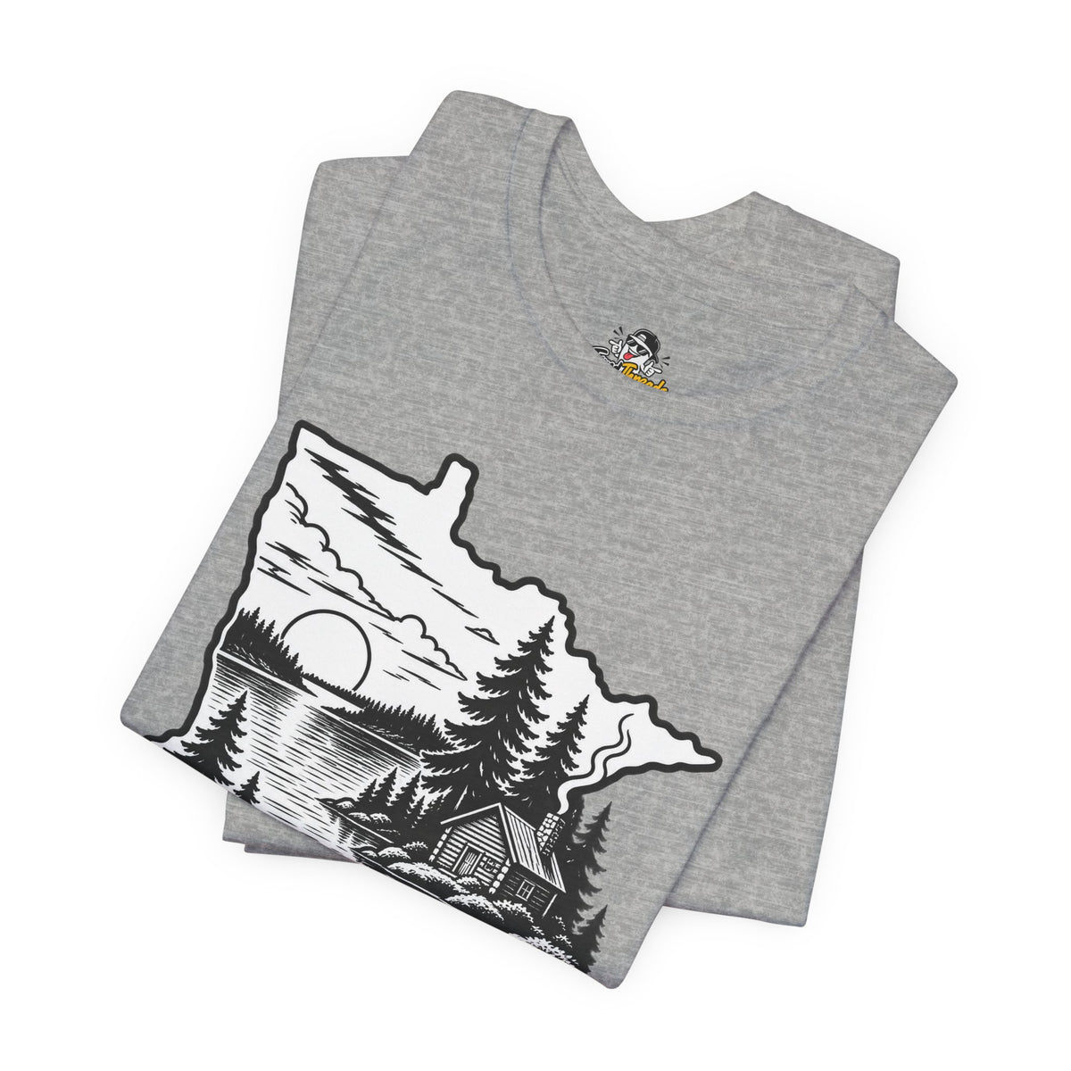Land of 10,000 Lakes Funny Retro Vintage T-Shirt