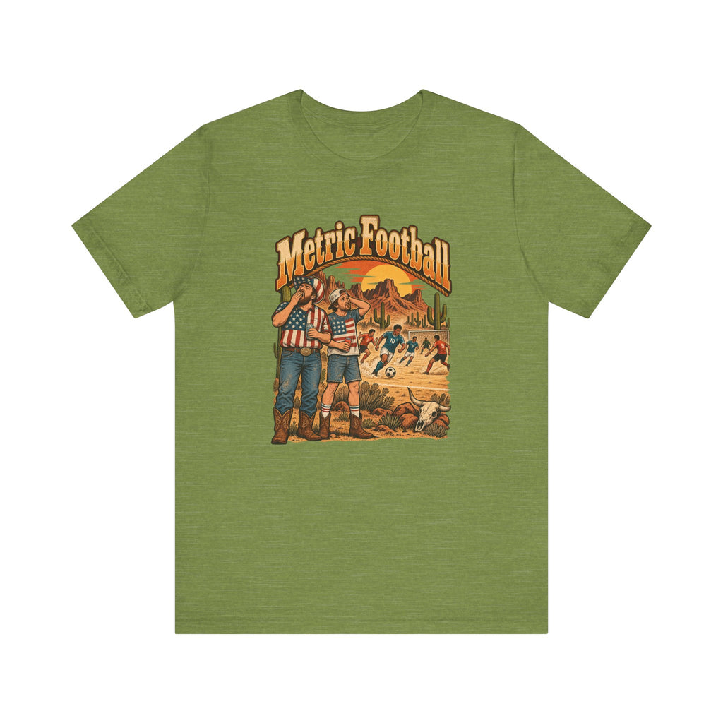 Metric Football Funny Western Ranch T-Shirt