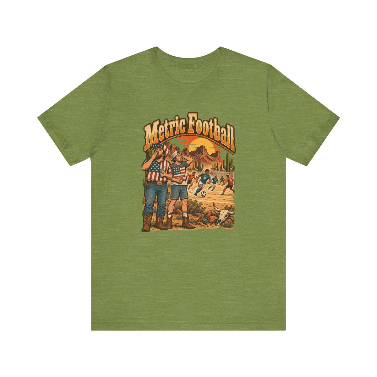 Metric Football Funny Western Ranch T-Shirt