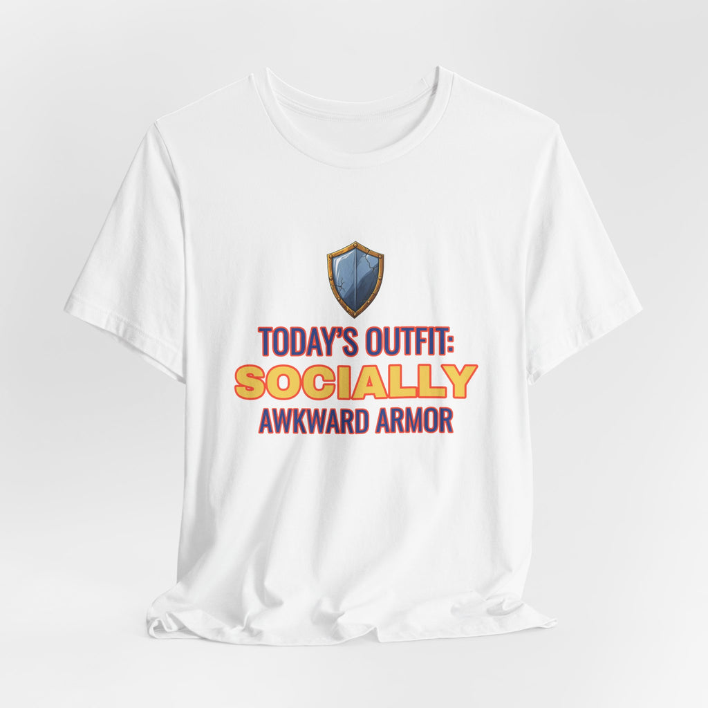 Today’s Outfit: Socially Awkward Armor Funny Introvert T-Shirt