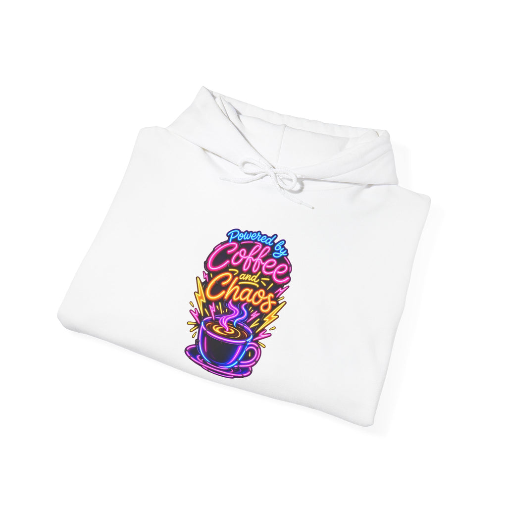 Powered by Coffee and Chaos Funny Nurse Hoodie