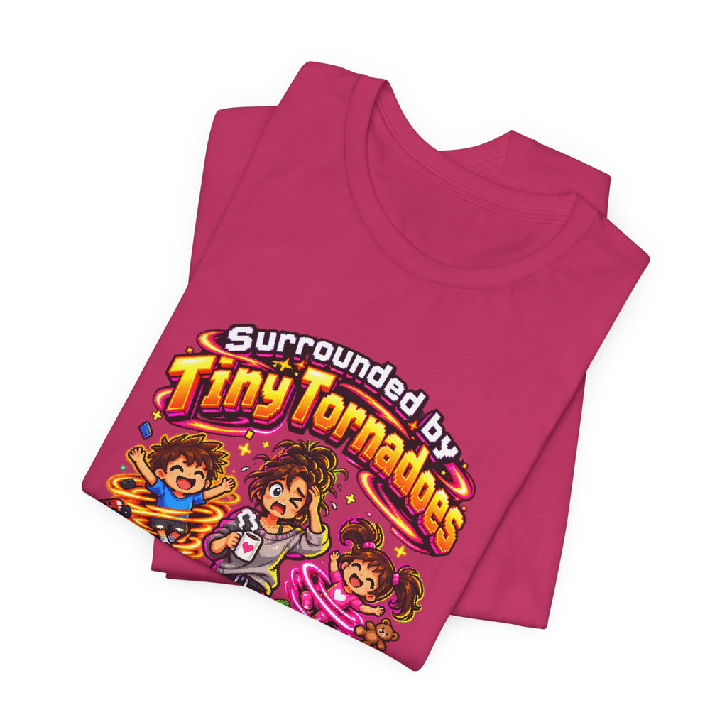 Surrounded by Tiny Tornadoes Funny Parent T-Shirt