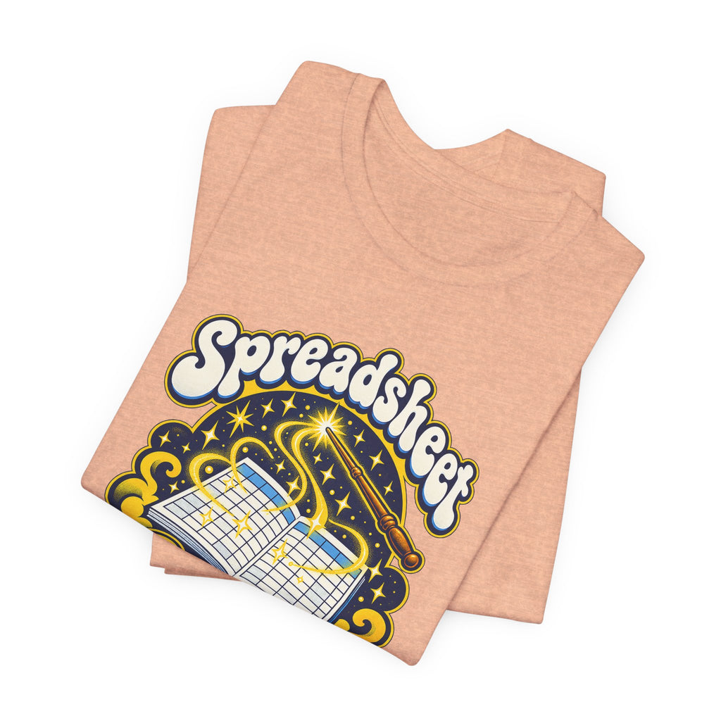 Spreadsheet Sorcery Unleashed Funny Office Humor T-Shirt