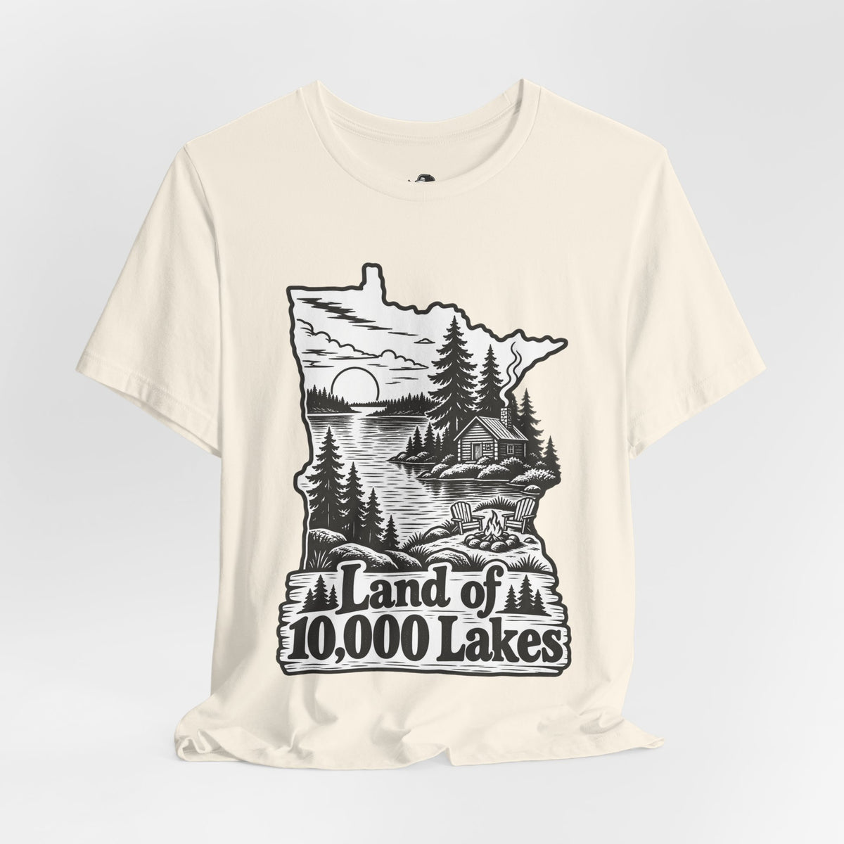 Land of 10,000 Lakes Funny Retro Vintage T-Shirt