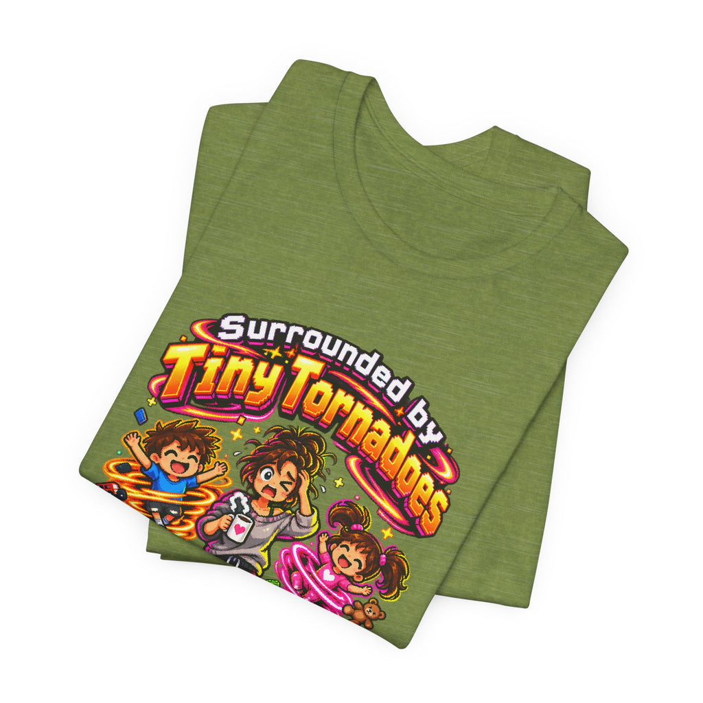 Surrounded by Tiny Tornadoes Funny Parent T-Shirt