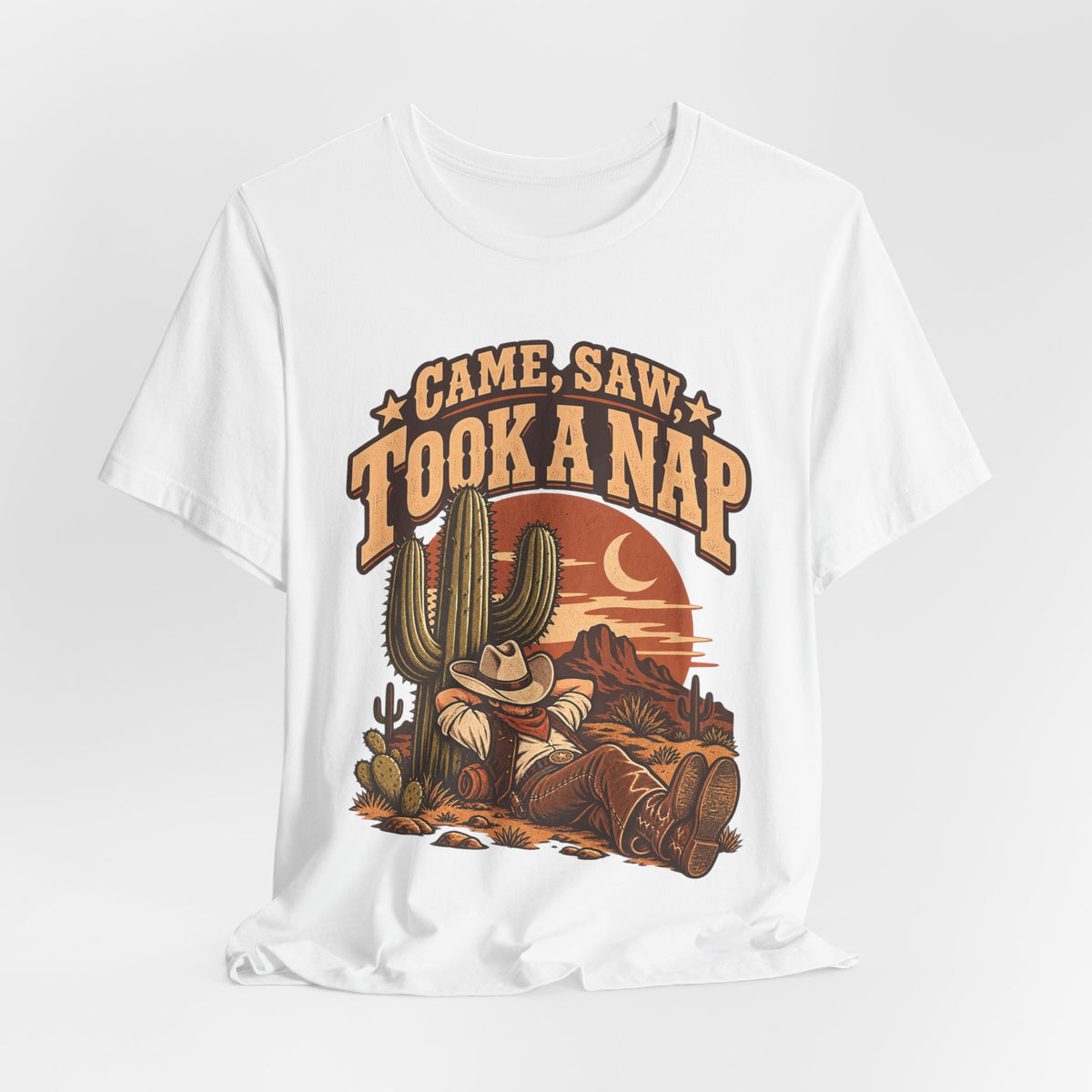 Came, Saw, Took A Nap Funny Self-Deprecating T-Shirt