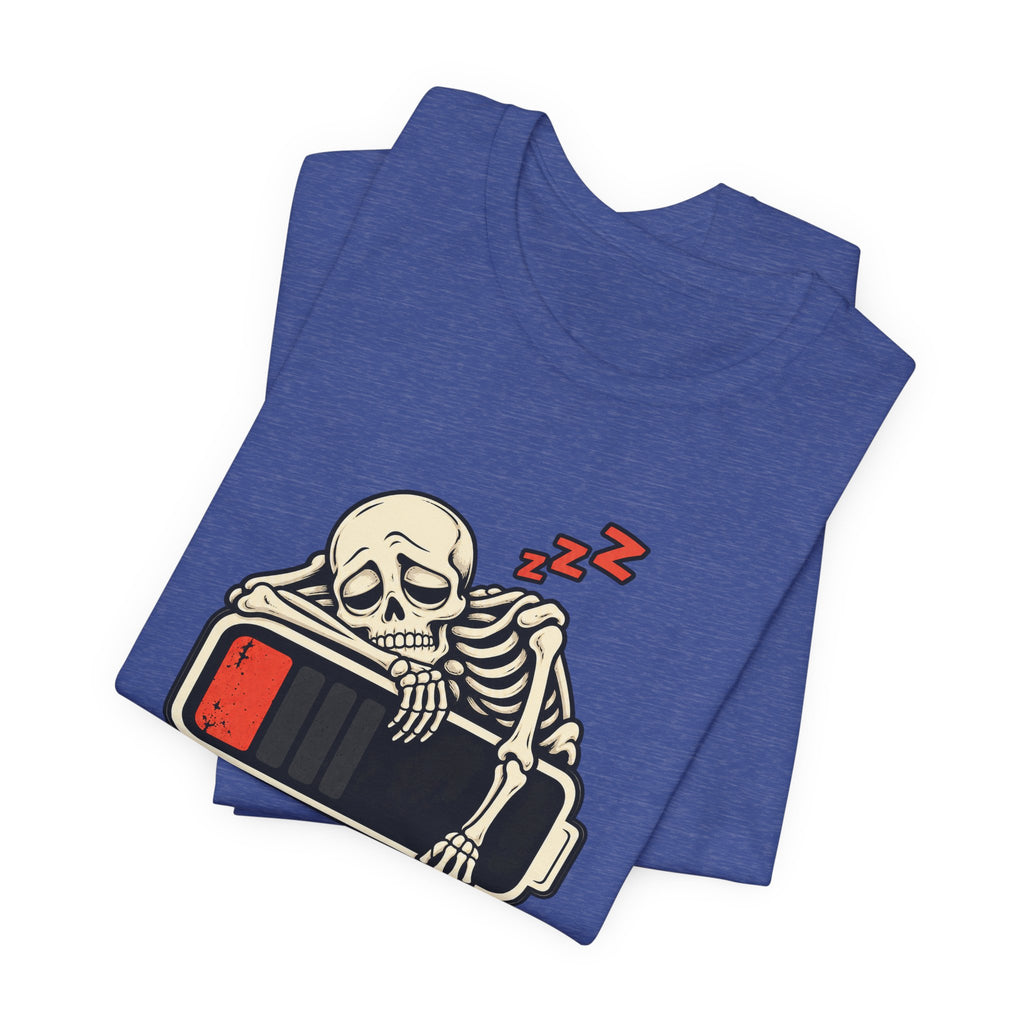 Low Battery, Mind Shutting Down Funny Self-Deprecating T-Shirt