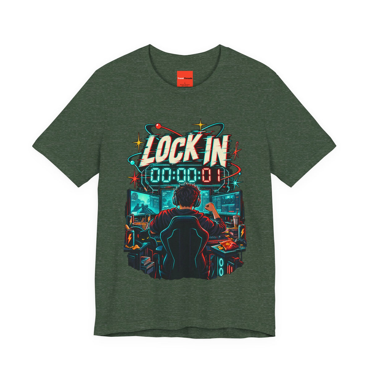 LOCK IN Funny Y2K Style General T-Shirt